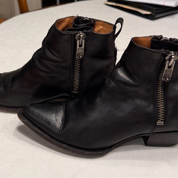 Black Frye Double zip booties - Picture 7 of 11